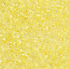 Glow in the Dark Luminous Transparent 8/0 Glass Seed Beads SEED-YWC0001-01G-3