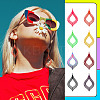 16Pcs 8 Styles Spray Painted 430 Stainless Steel Big Pendants STAS-TA0002-61-9