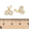 10Pcs Brass Charms KK-V006-05G-01-4