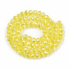 Electroplate Glass Beads Strands EGLA-A034-T6mm-B21-2