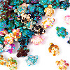 60Pcs 15 Styles Spray Painted Synthetic Turquoise Beads G-TA0002-19-3