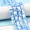 AB Color Plate Glass Beads Strands EGLA-P051-06A-B06-2