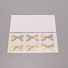 Bowknot Waterproof Paper Gift Tag Stickers DIY-WH0258-85-1