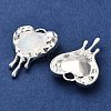 Rack Plating Alloy Rhinestone Pendants PALLOY-D028-08A-S-RS-3