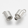 Tarnish Resistant 201 Stainless Steel Screw Clasps STAS-S103-07-2