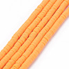 Handmade Polymer Clay Bead Strands CLAY-T002-4mm-63-1