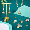 20Pcs 10 Style Textured Stainless Steel Pendants FIND-GA0002-23-2