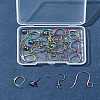 32Pcs 4 Styles Stainless Steel French Earring Hooks & Leverback Earring Findings & Ball Stud Earring Post & Earring Hooks Findings Kits STAS-FS0001-62-9