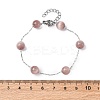 304 Stainless Steel Cable Chain Bracelets BJEW-C094-01P-01-5