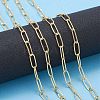 Soldered Brass Paperclip Chains CHC-D025-03G-01-6