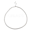 Non-Tarnish 304 Stainless Steel Cuban Link Chain Necklace NJEW-K249-01B-P-1