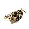 Brass Trilobite Miniature Figurines Statues for Home Office Desktop Ornament KK-S335-03AB-A-2