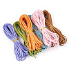 60 Yards 6 Colors Flat Faux Suede Cord LW-TA0001-02-1