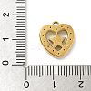 304 Stainless Steel Rhinestone Pendants STAS-I322-28G-04-4