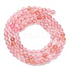 Natural Strawberry Quartz Beads Strands G-C226-B04-4mm-3