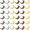 180Pcs 6 Colors Rectangle Brass Belt Loop Fastener KK-CY0001-11-1