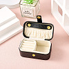 1Pc PU Imitation Leather Jewelry Box LBOX-TA0001-01C-5