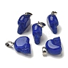 Dyed Natural White Jade Pendants G-Z067-02P-09-2