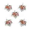 SHEGRACE Brass Cubic Zirconia Charms XGRQ3P644-614P-1