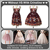 Polyester & Plastic Wire Skirt Hoop Petticoat for Wedding Dress Ball Gown DIY-WH0504-799A-5