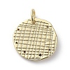 Brass Micro Pave Cubic Zirconia Pendants X-ZIRC-G157-03C-01G-2