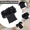 Acrylic Fiber Woolen Yarn Socks Leg Cover AJEW-WH20018-149B-6