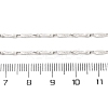 Brass Twisted Bar Link Chain Necklaces NJEW-D302-63P-3