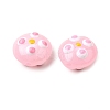 Transparent Glass Enamel Beads LAMP-S079-01C-2