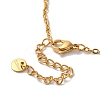 Stainless Steel Crystal Rhinestone Butterfly Tassel Pendant Necklaces for Women NJEW-G145-02G-3