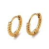 316 Stainless Steel Hoop Earrings for Women LS-EJEW-C004-16A-G-1