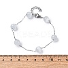 304 Stainless Steel Cable Chain Bracelets BJEW-C094-01P-06-5