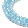 Cubic Zirconia Bead Strands ZIRC-C006-01B-08-4