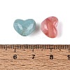 Two Tone Opaque Acrylic Beads OACR-Q205-01-4