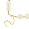 Two Tone Acrylic Twist Beaded Necklaces NJEW-JN05840-01-5