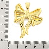Real 18K Gold Plated Brass Micro Pave Cubic Zirconia Pendants KK-R159-45G-3
