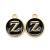 Golden Plated Alloy Charms X-ENAM-S118-02Z-1