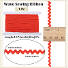 40M Polyester Wavy Fringe Trim Ribbon OCOR-GF0004-39E-2