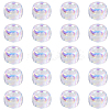 500Pcs UV Plating Acrylic Beads OACR-SP0001-85B-7