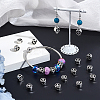 80Pcs Tibetan Style Alloy European Beads TIBE-SC0001-99-RS-4