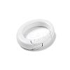 Spray Painted Alloy Spring Gate Rings AJEW-C035-01D-2