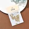 SHEGRACE Brass Cord Ends XGRQ2O646-433G-6