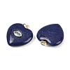 Dyed Natural Sesame Jasper Pendants G-Z134-04D-2