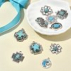 10Pcs 10 Styles Tibetan Style Alloy Pendants FIND-CJ0002-17-5
