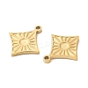 Ion Plating(IP) 316L Surgical Stainless Steel Charms X-STAS-H213-40G-3