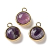 Natural Amethyst Pendants X-STAS-L022-398E-G-1