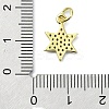 Brass Micro Pave Colorful Cubic Zirconia Pendants KK-H475-19G-11-3
