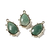 Natural Green Aventurine Pendants G-B009-02G-Q-1