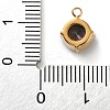 304 Stainless Steel Micro Pave Cubic Zirconia Pendants STAS-K292-01G-15-3