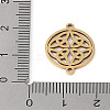 Ion Plating(IP) 201 Stainless Steel Connector Charms STAS-S126-02G-3