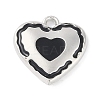 Rack Plating Alloy Enamel Charms PALLOY-F018-13P-01-1